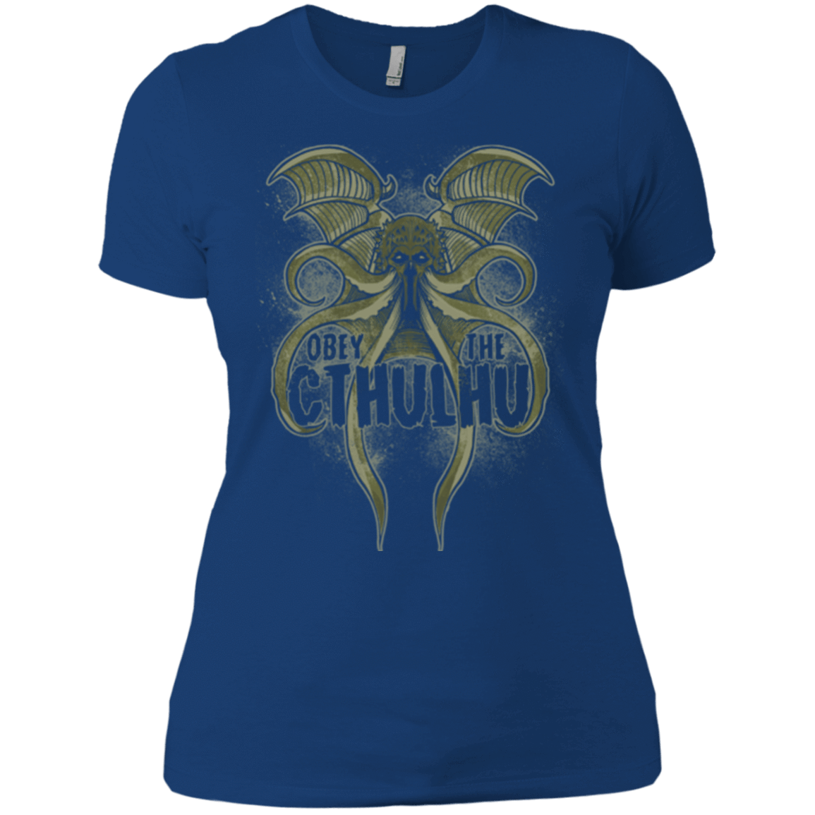 T-Shirts Royal / X-Small Obey the Cthulhu Women's Premium T-Shirt