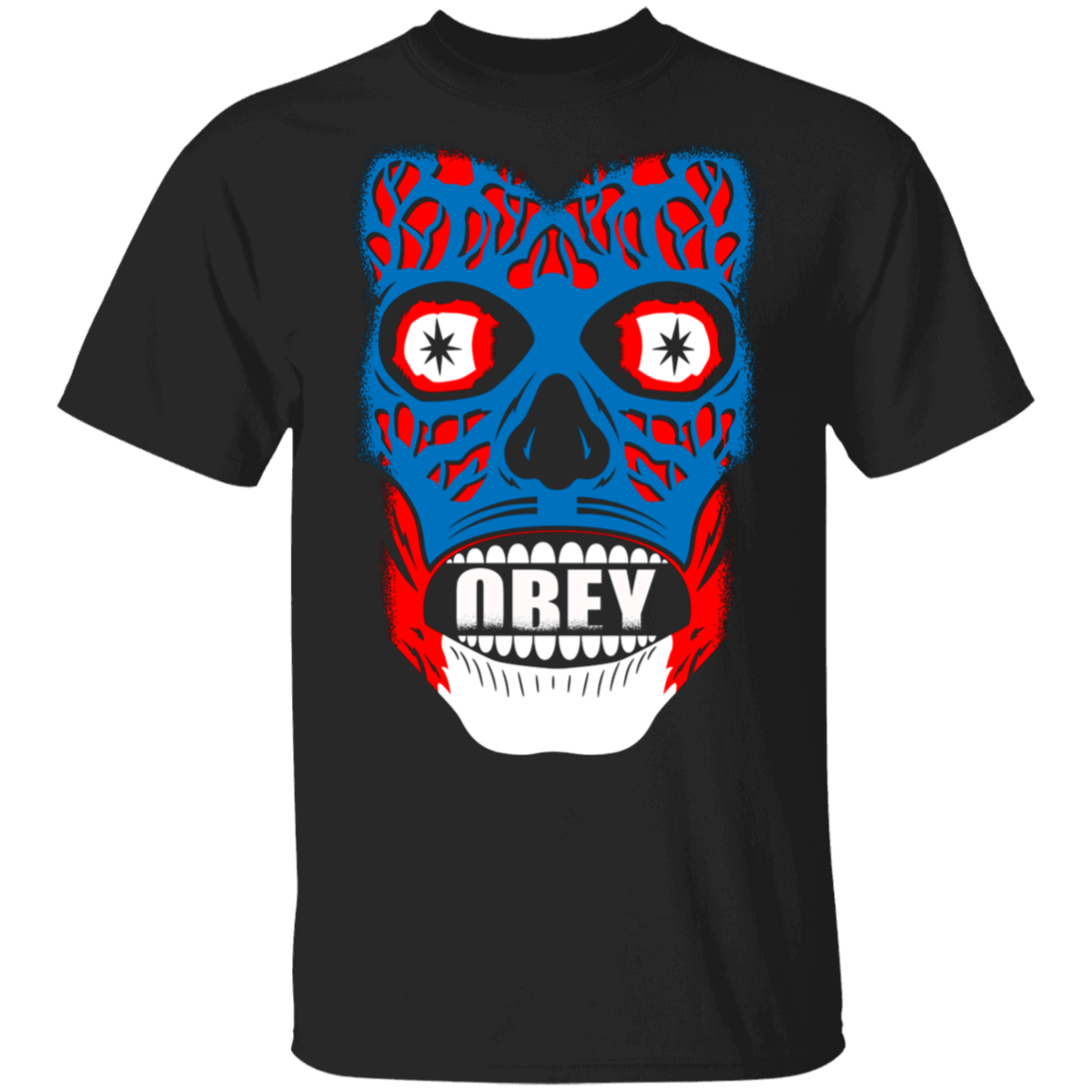 T-Shirts Black / S Obey They Live T-Shirt