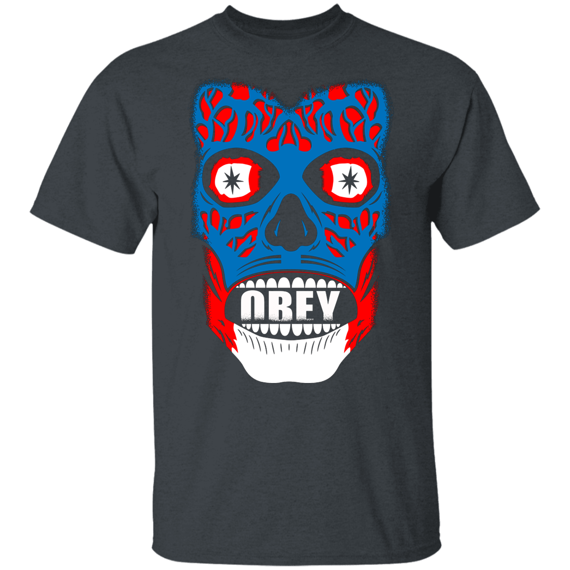 T-Shirts Dark Heather / YXS Obey They Live Youth T-Shirt