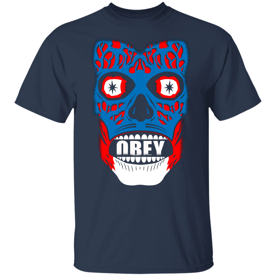 T-Shirts Navy / YXS Obey They Live Youth T-Shirt