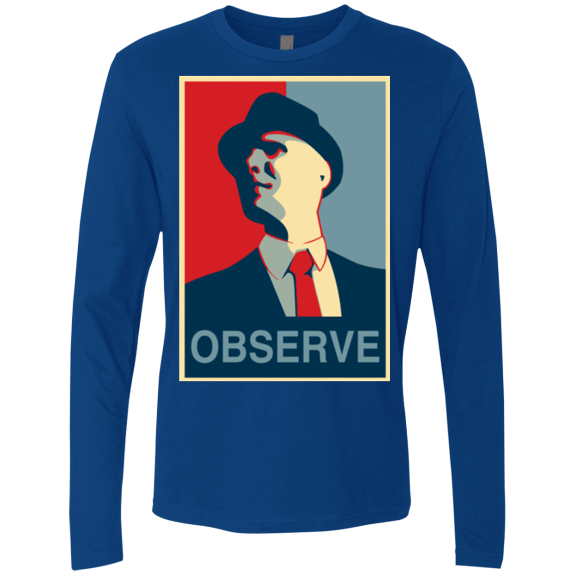 T-Shirts Royal / Small Observe Men's Premium Long Sleeve