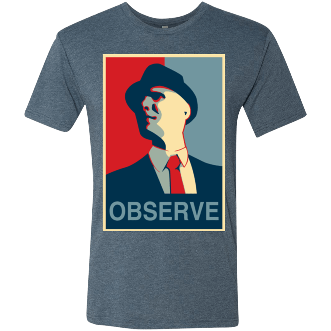 T-Shirts Indigo / Small Observe Men's Triblend T-Shirt