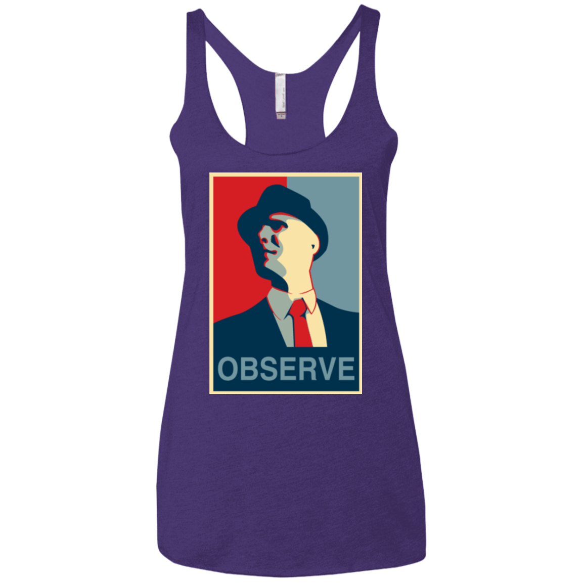 T-Shirts Purple / X-Small Observe Women's Triblend Racerback Tank