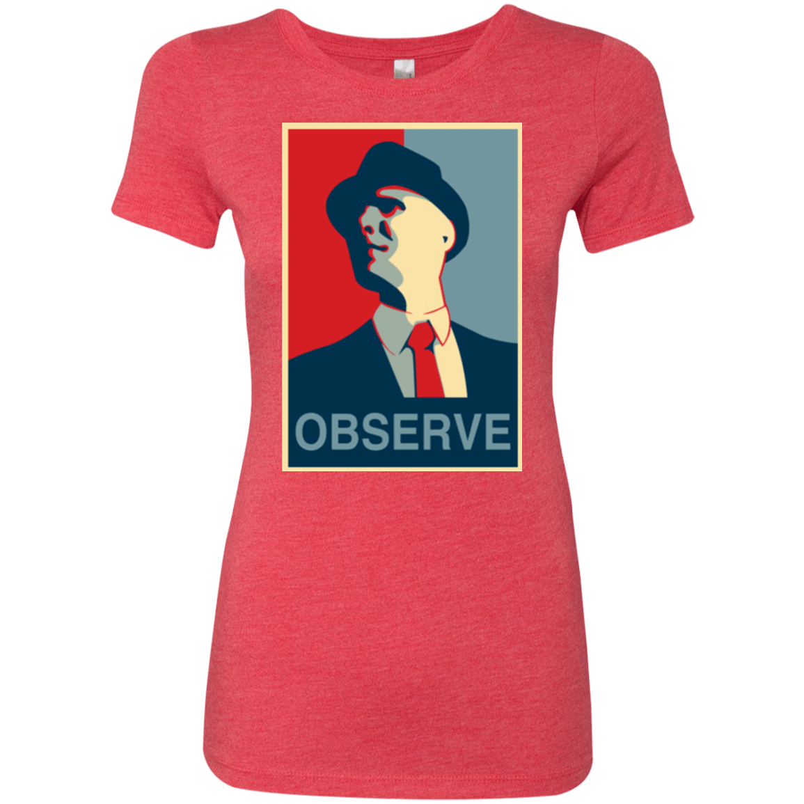T-Shirts Vintage Red / Small Observe Women's Triblend T-Shirt
