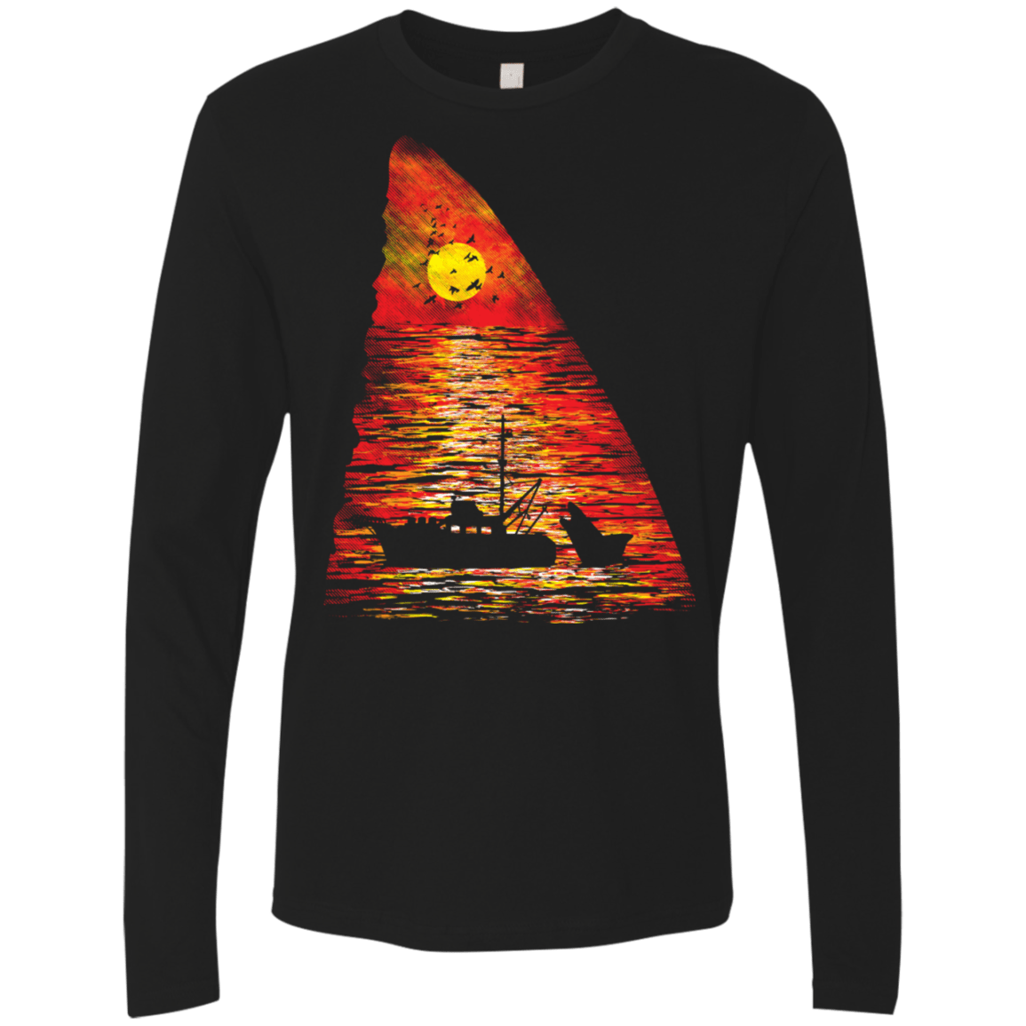 T-Shirts Black / S Ocean Predator Men's Premium Long Sleeve