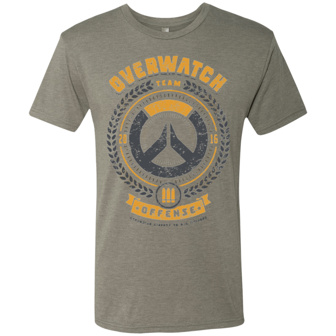 T-Shirts Venetian Grey / Small Offense Team Men's Triblend T-Shirt