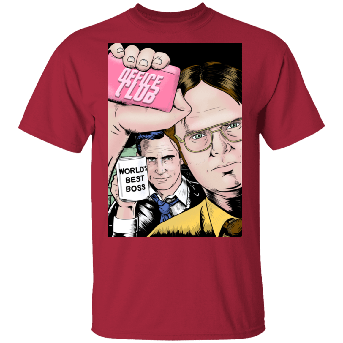 T-Shirts Cardinal / S Office Club T-Shirt