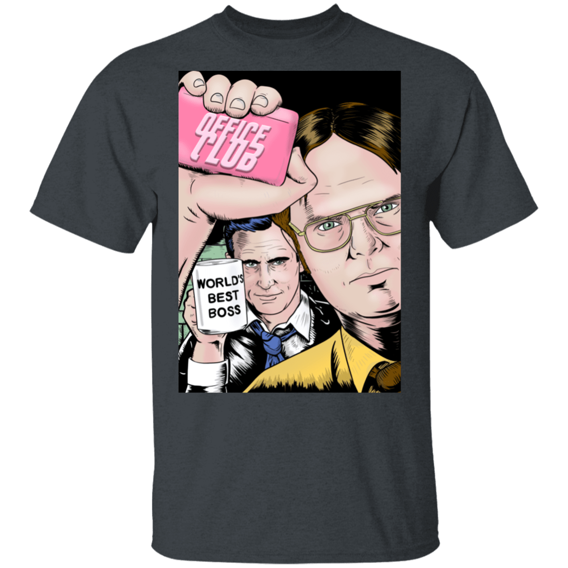 T-Shirts Dark Heather / S Office Club T-Shirt