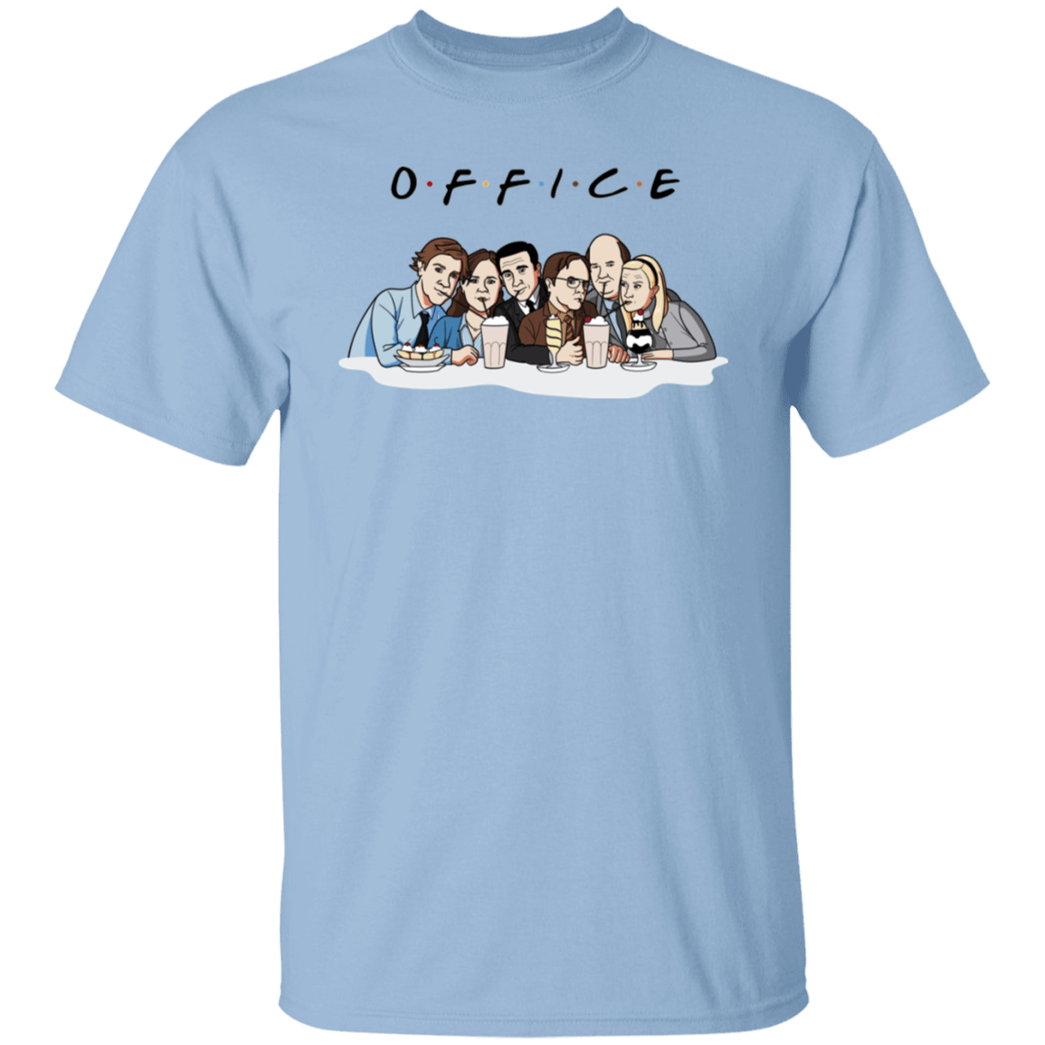 T-Shirts Light Blue / S OFFICE T-Shirt