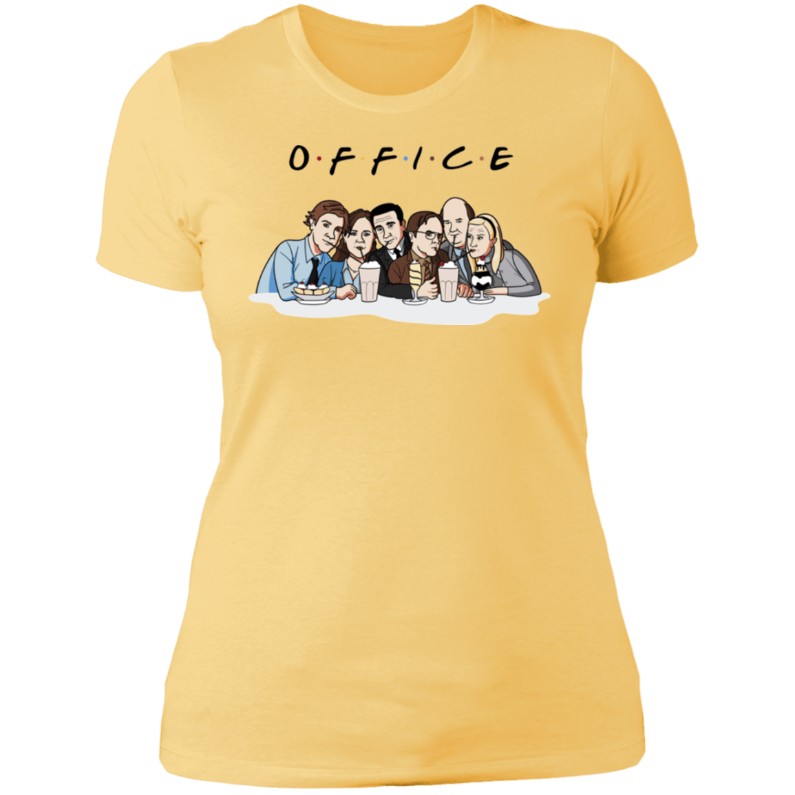 T-Shirts Banana Cream/ / S OFFICE Women's Premium T-Shirt