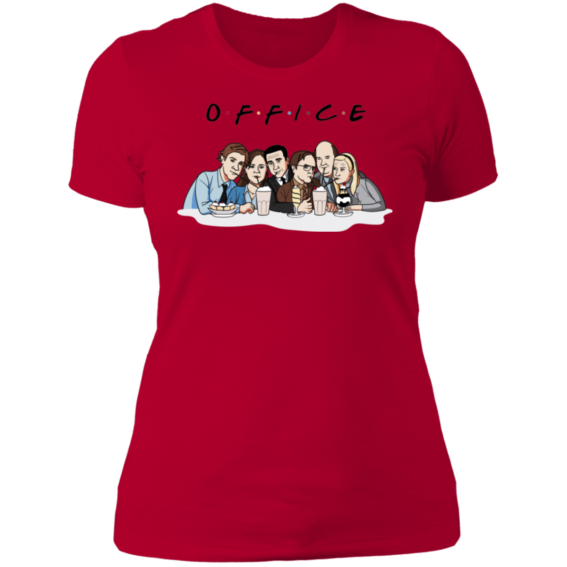 T-Shirts Red / S OFFICE Women's Premium T-Shirt