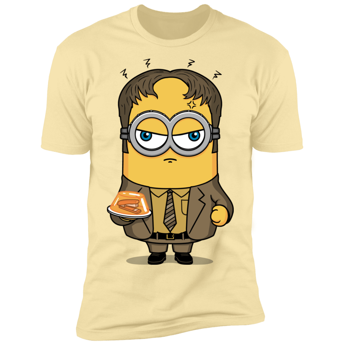T-Shirts Banana Cream / S Office Worker Men's Premium T-Shirt