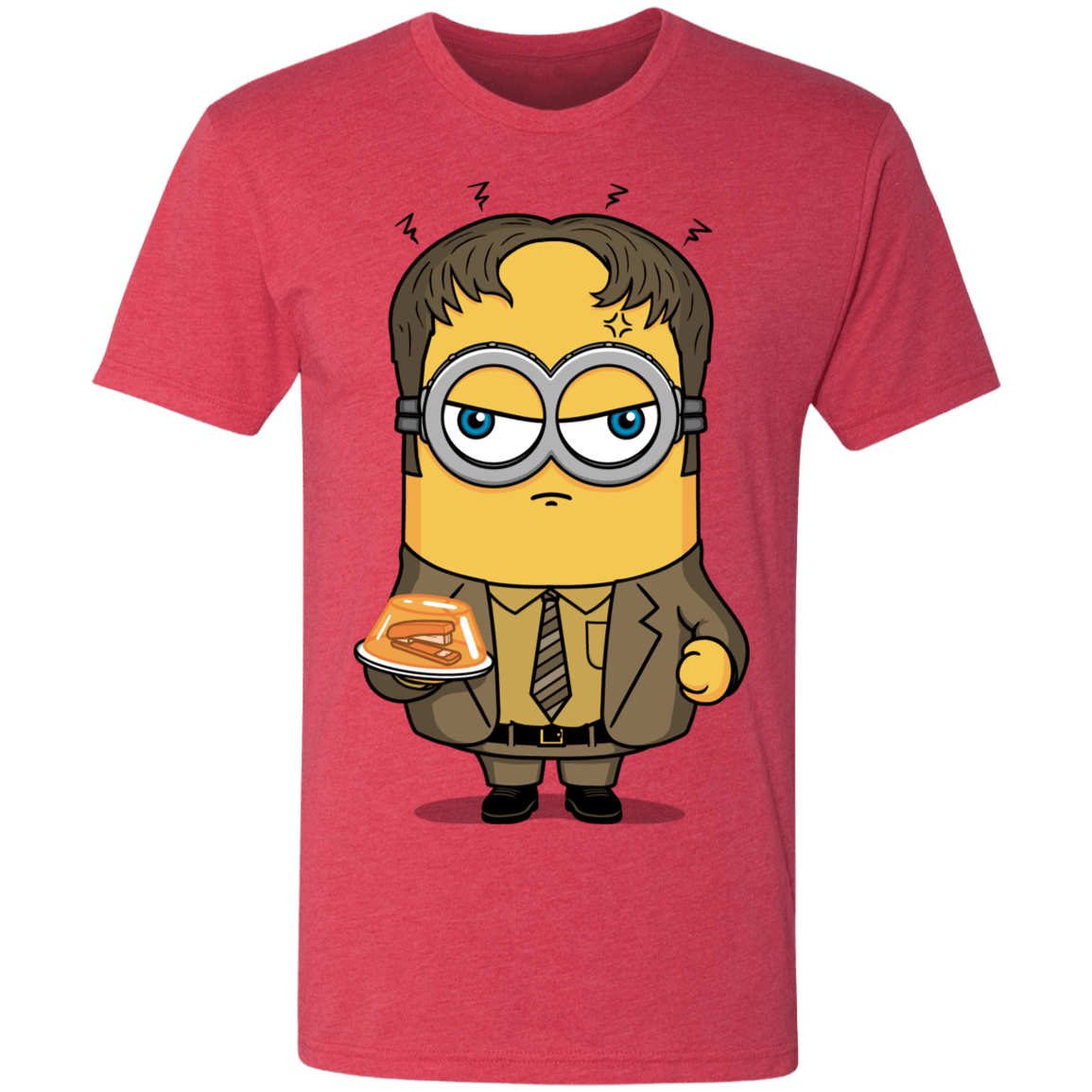 T-Shirts Vintage Red / S Office Worker Men's Triblend T-Shirt