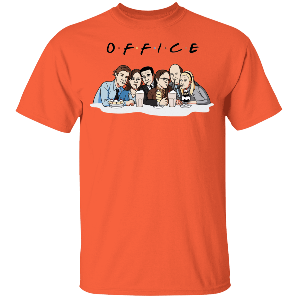 T-Shirts Orange / YXS OFFICE Youth T-Shirt