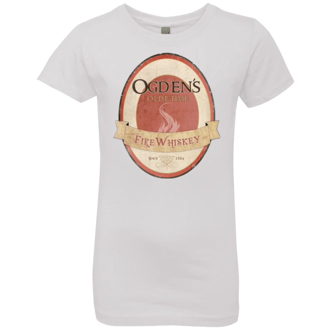 T-Shirts White / YXS Ogdens Fire Whiskey Girls Premium T-Shirt