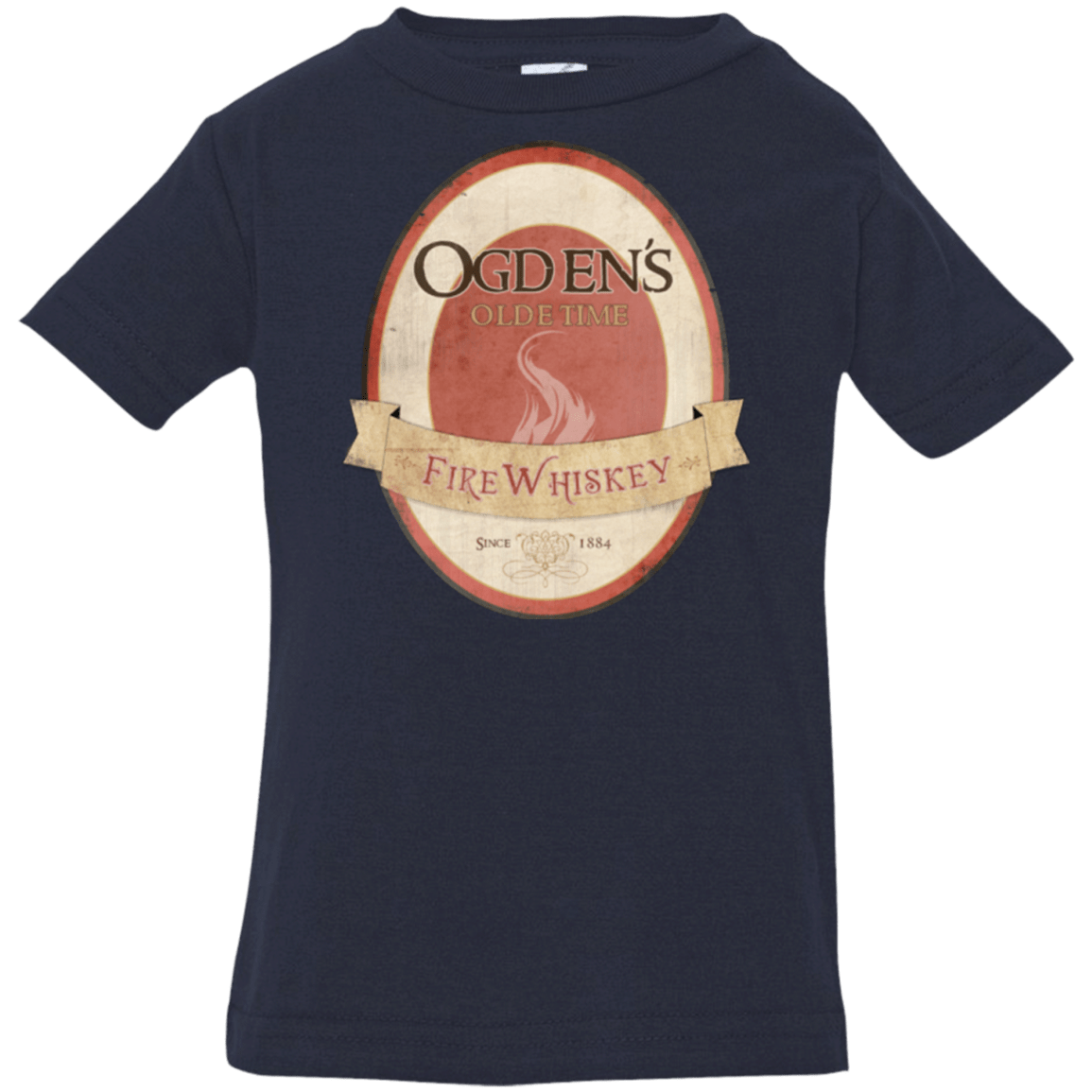 T-Shirts Navy / 6 Months Ogdens Fire Whiskey Infant PremiumT-Shirt