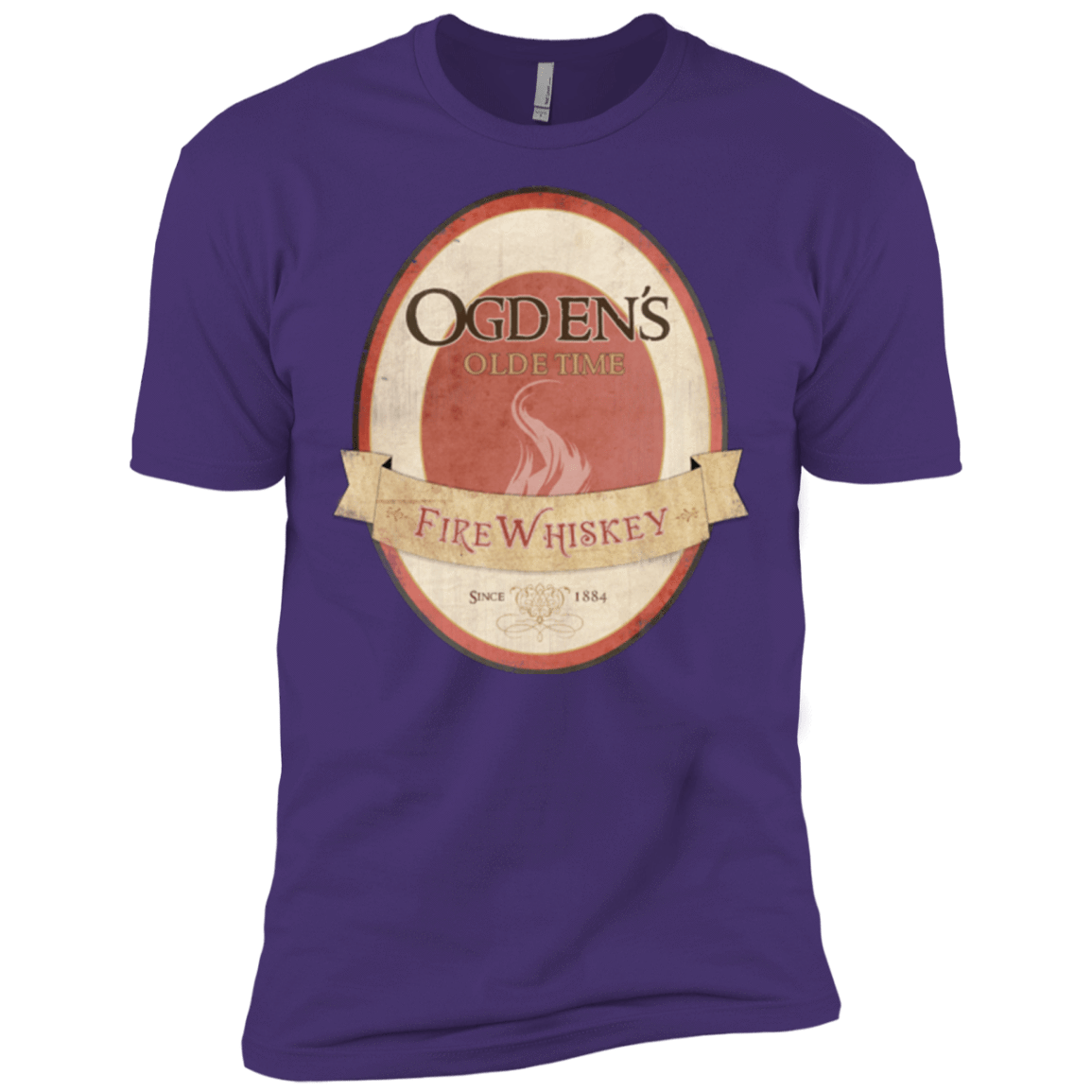 T-Shirts Purple / X-Small Ogdens Fire Whiskey Men's Premium T-Shirt