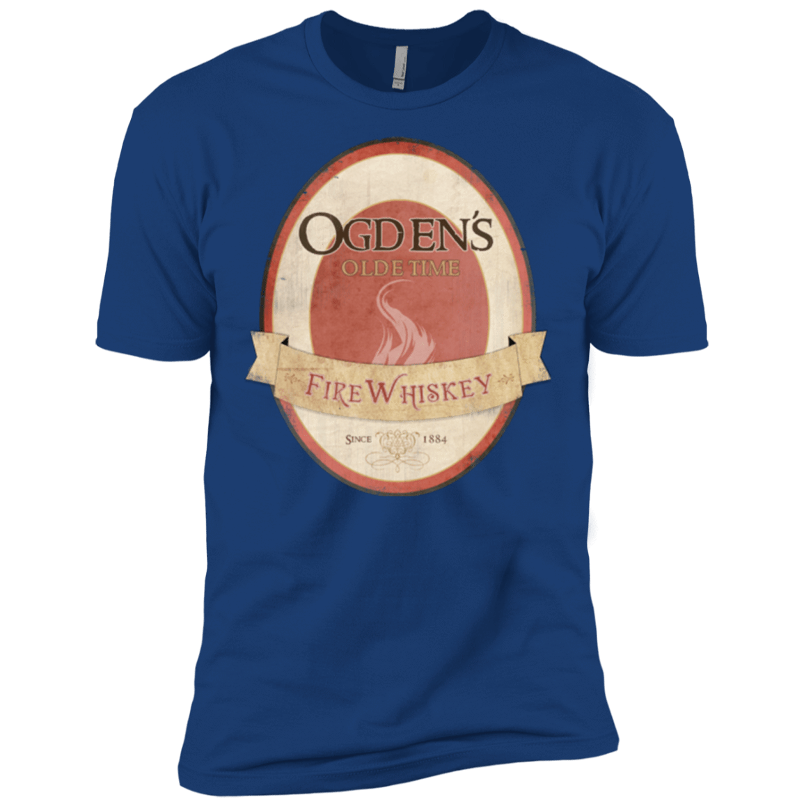 T-Shirts Royal / X-Small Ogdens Fire Whiskey Men's Premium T-Shirt
