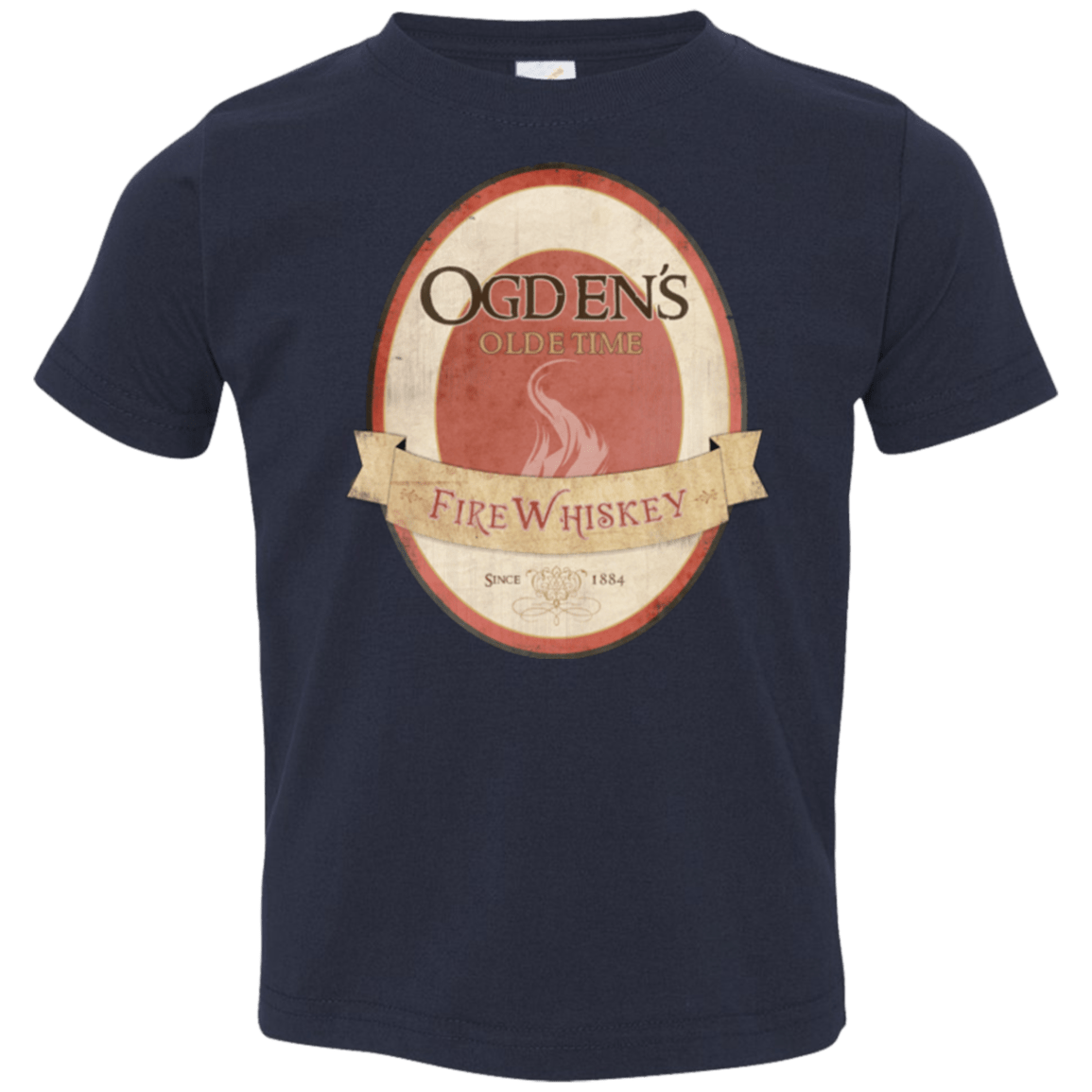 T-Shirts Navy / 2T Ogdens Fire Whiskey Toddler Premium T-Shirt