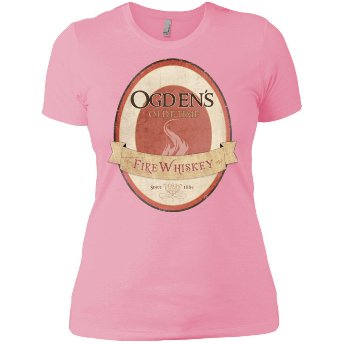 T-Shirts Light Pink / X-Small Ogdens Fire Whiskey Women's Premium T-Shirt