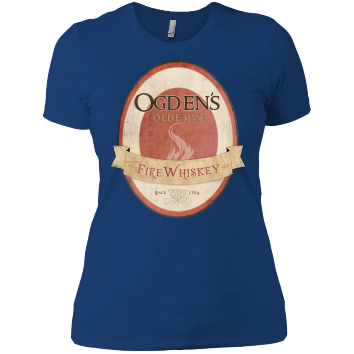 T-Shirts Royal / X-Small Ogdens Fire Whiskey Women's Premium T-Shirt