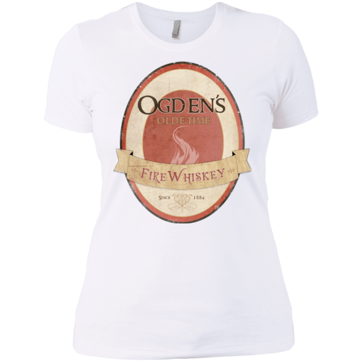 T-Shirts White / X-Small Ogdens Fire Whiskey Women's Premium T-Shirt
