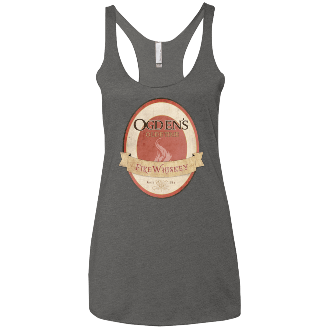 Ogdens Fire Whiskey Women's Triblend Racerback Tank