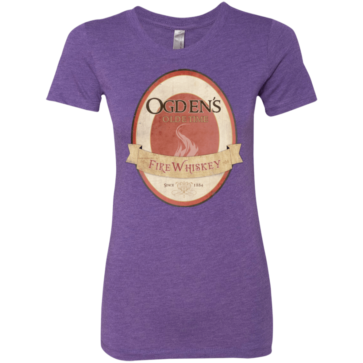 T-Shirts Purple Rush / Small Ogdens Fire Whiskey Women's Triblend T-Shirt