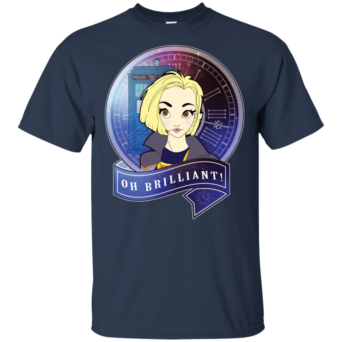 T-Shirts Navy / S Oh Brilliant 13th Doctor T-Shirt