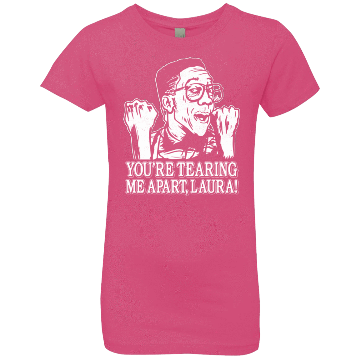 T-Shirts Hot Pink / YXS OH LAURA Girls Premium T-Shirt