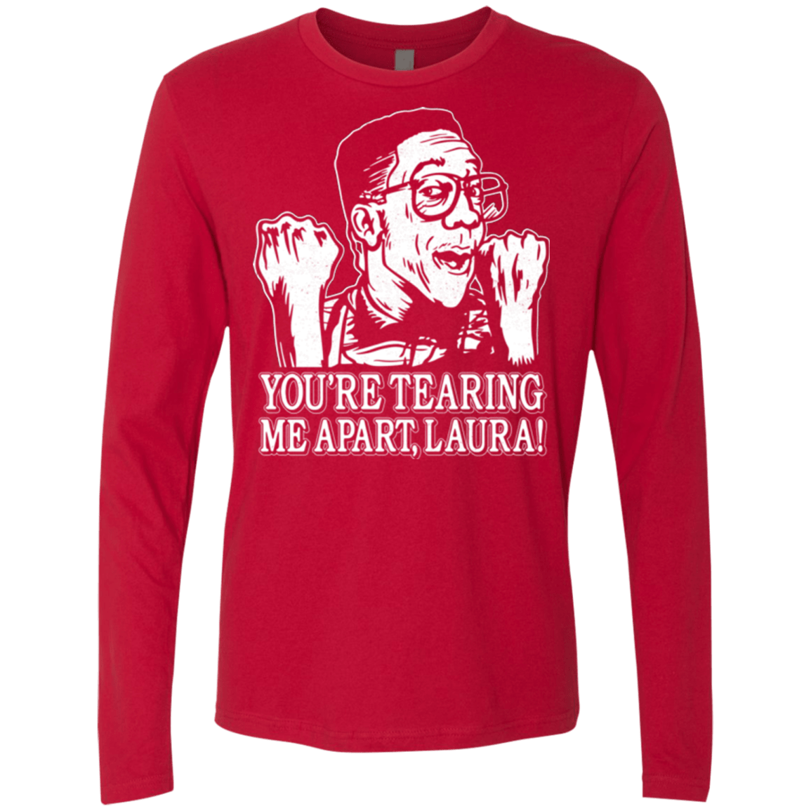 T-Shirts Red / Small OH LAURA Men's Premium Long Sleeve