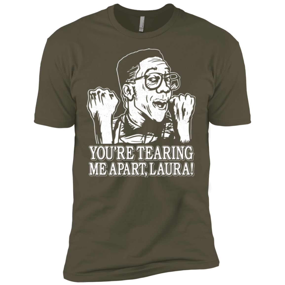 T-Shirts Military Green / X-Small OH LAURA Men's Premium T-Shirt