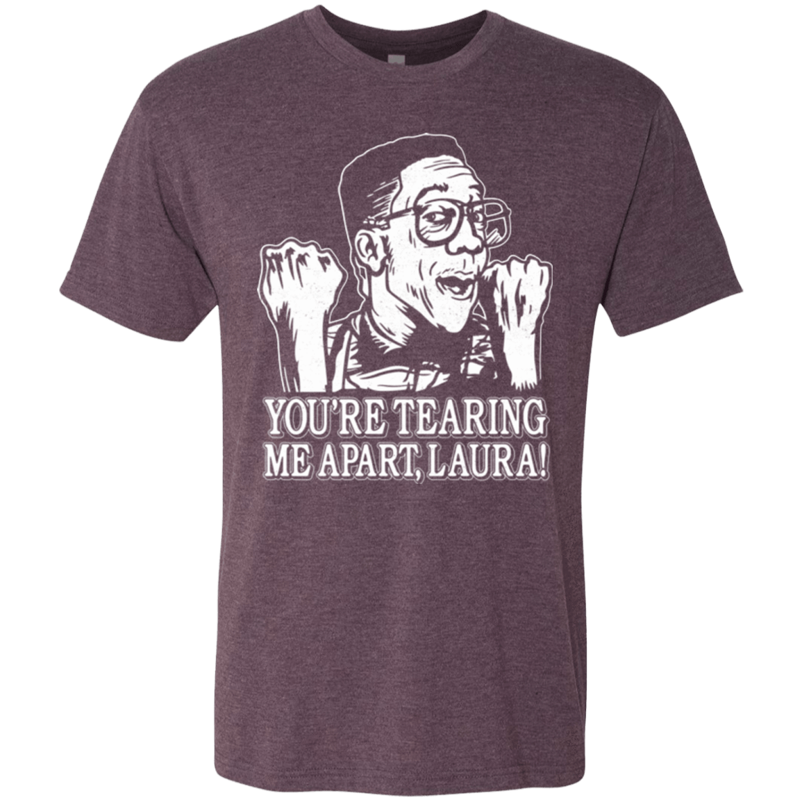 T-Shirts Vintage Purple / Small OH LAURA Men's Triblend T-Shirt