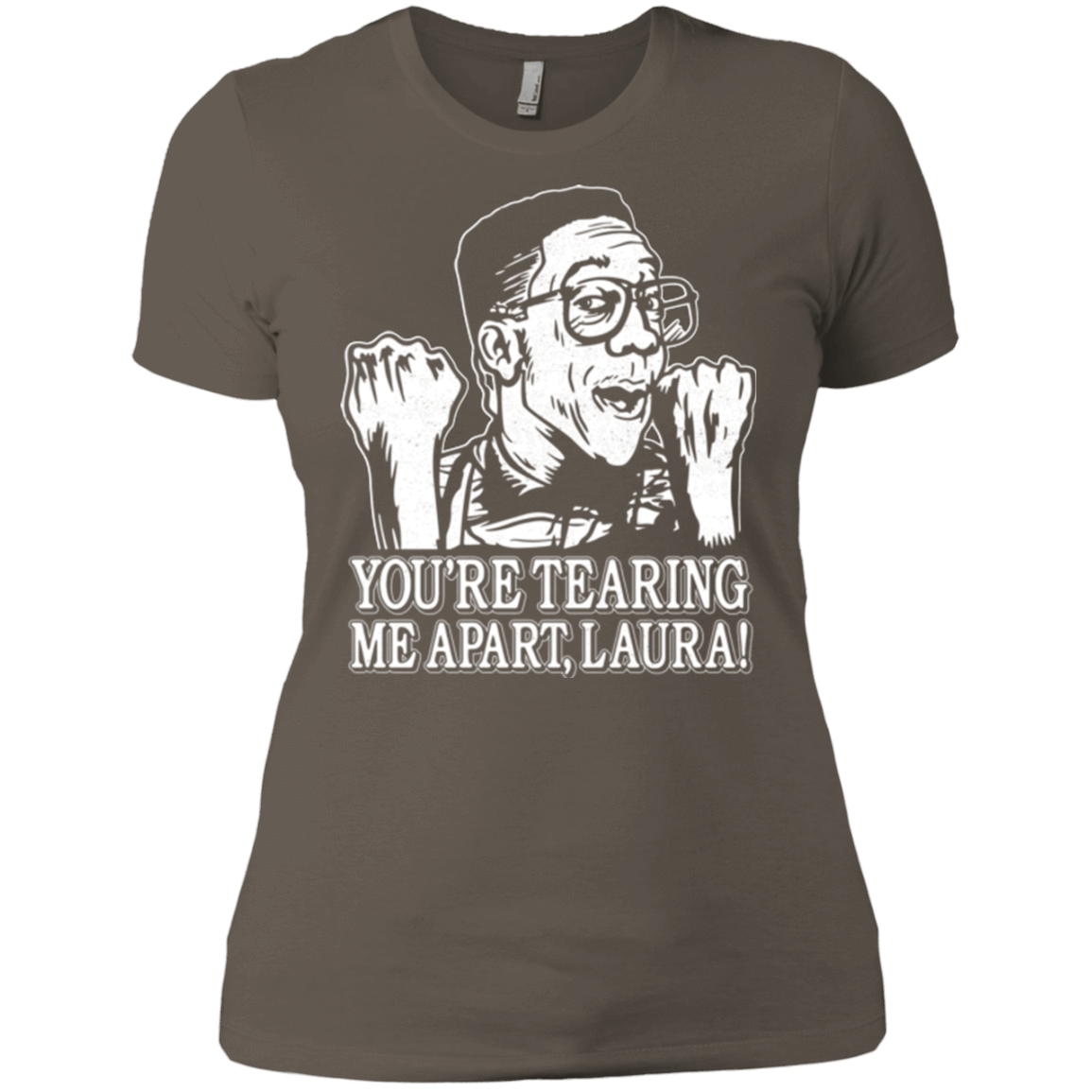 T-Shirts Warm Grey / X-Small OH LAURA Women's Premium T-Shirt