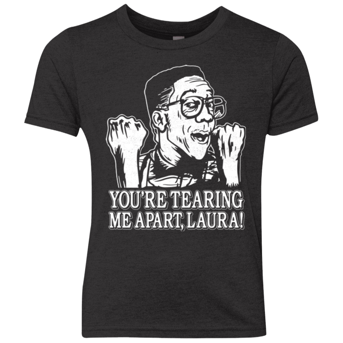 T-Shirts Vintage Black / YXS OH LAURA Youth Triblend T-Shirt