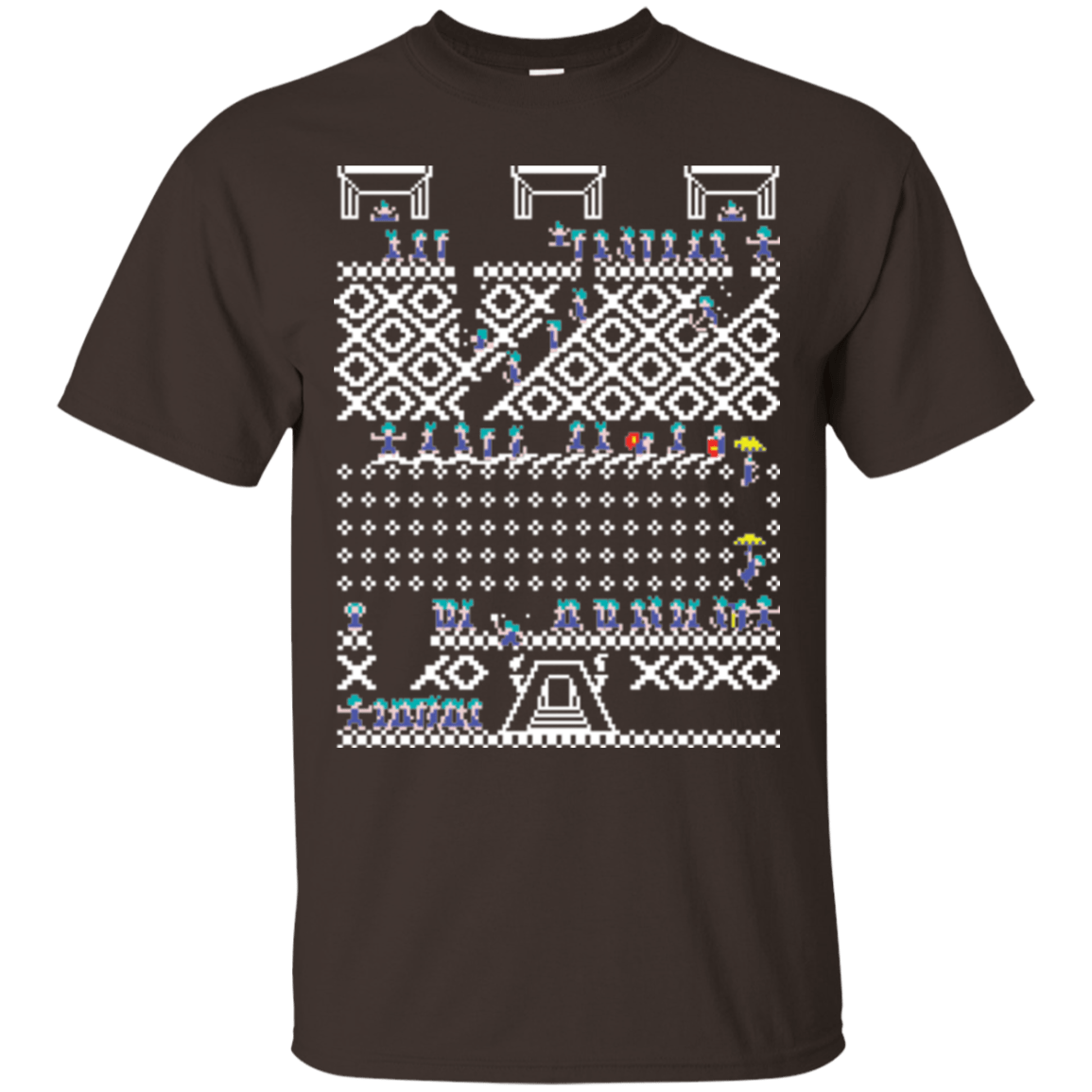 T-Shirts Dark Chocolate / Small OH NO! It's Christmas! T-Shirt