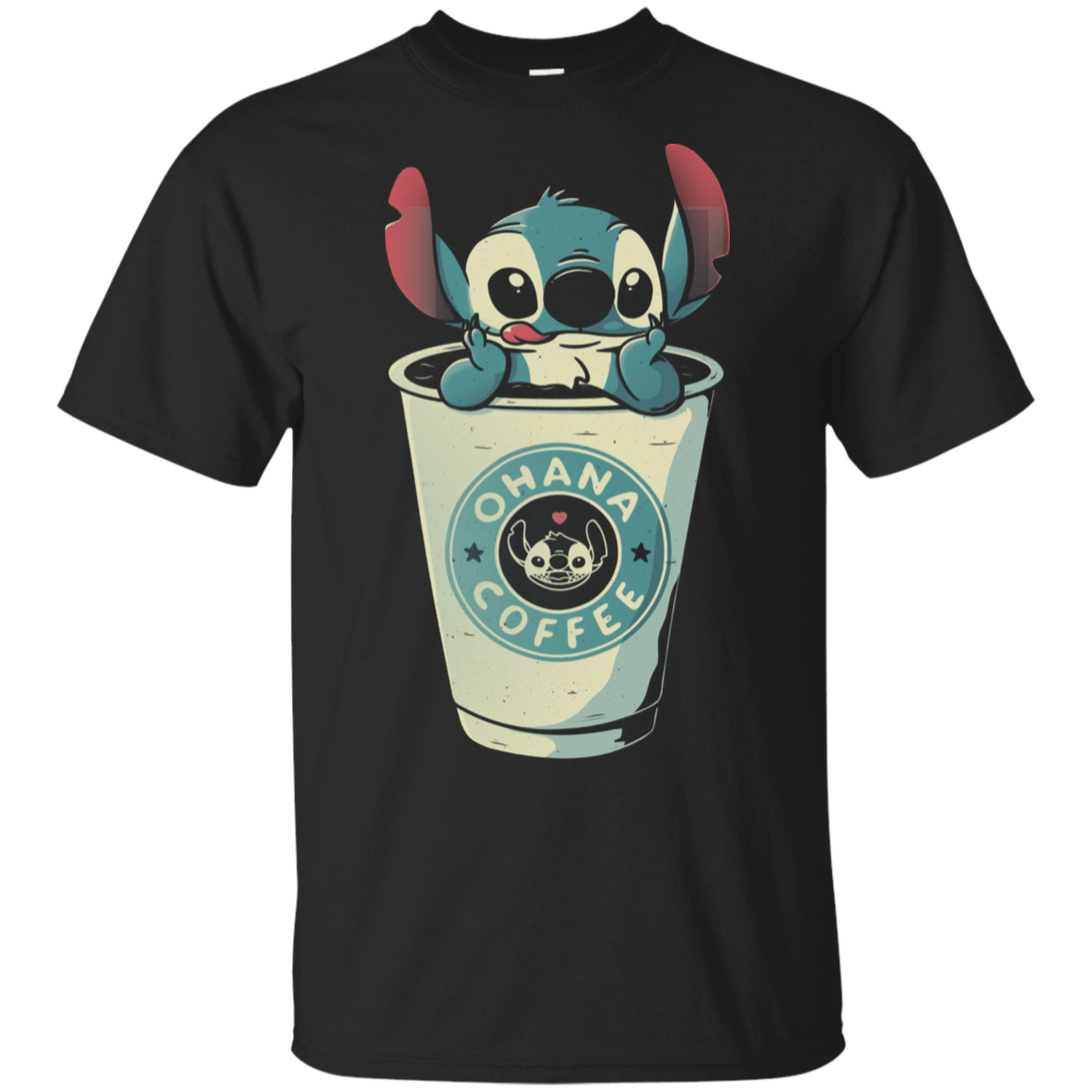 T-Shirts Black / S Ohana Coffee T-Shirt