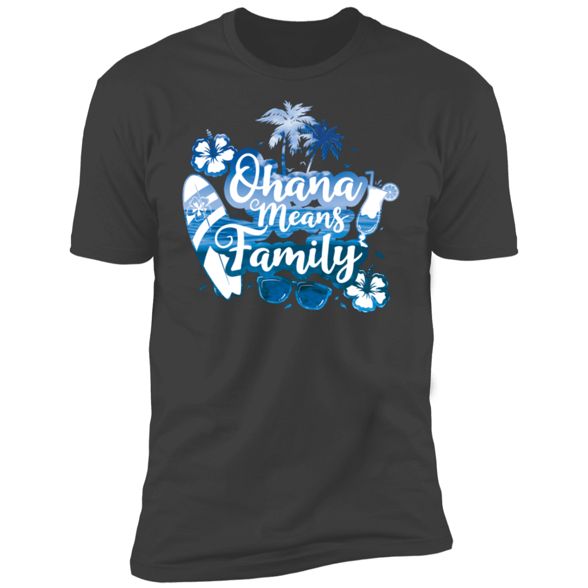 T-Shirts Heavy Metal / S Ohana Means Family Men's Premium T-Shirt