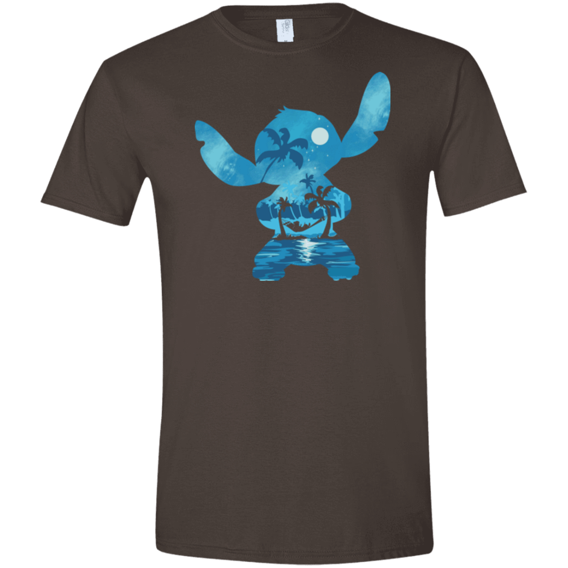 T-Shirts Dark Chocolate / S Ohana Portrait Men's Semi-Fitted Softstyle