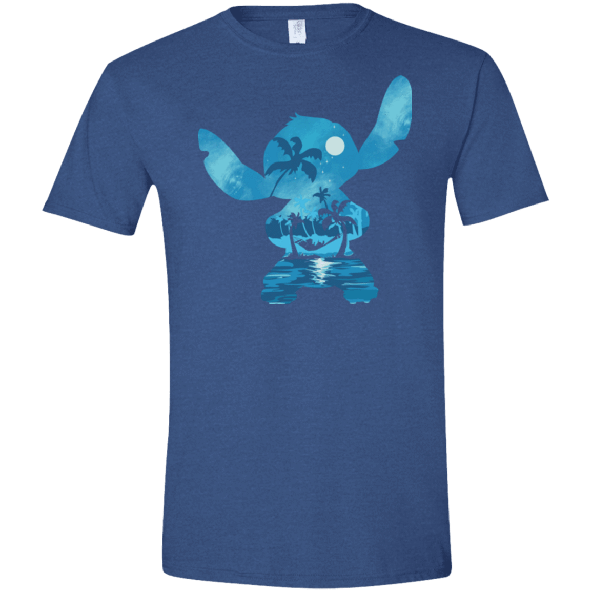 T-Shirts Heather Royal / X-Small Ohana Portrait Men's Semi-Fitted Softstyle