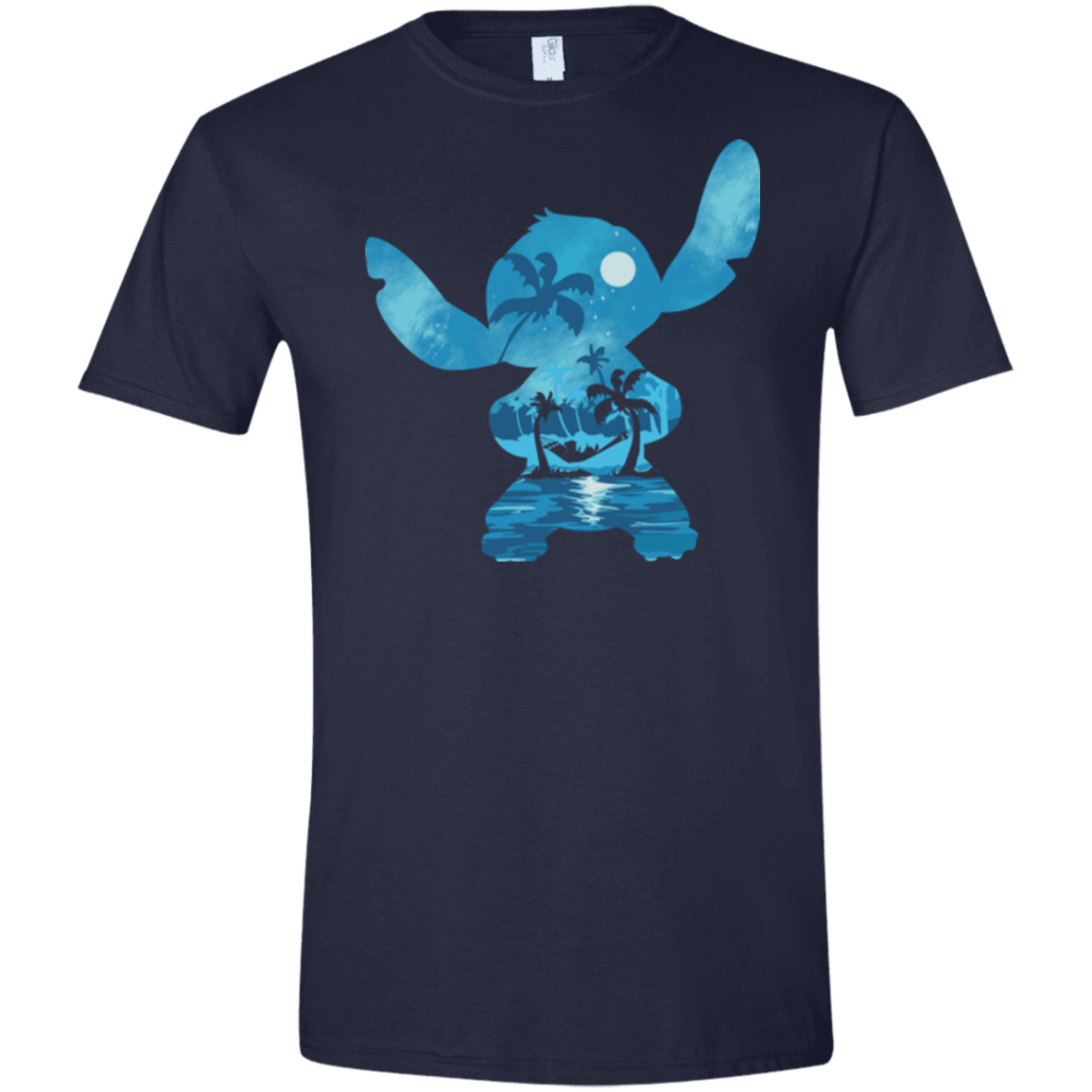 T-Shirts Navy / X-Small Ohana Portrait Men's Semi-Fitted Softstyle