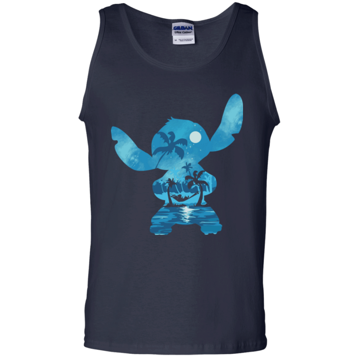 T-Shirts Navy / S Ohana Portrait Men's Tank Top