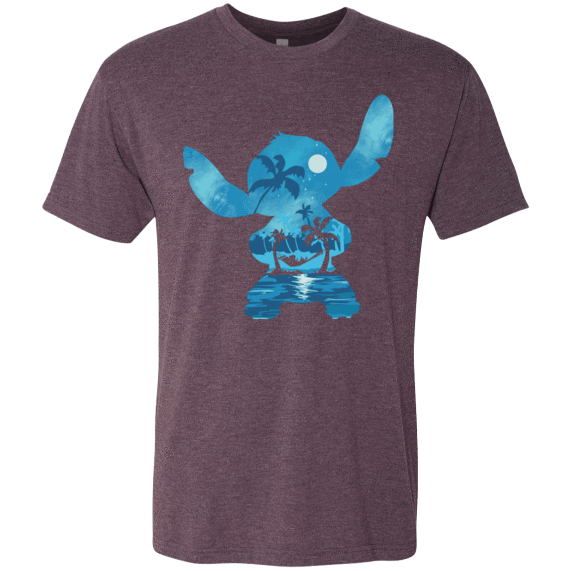 T-Shirts Vintage Purple / S Ohana Portrait Men's Triblend T-Shirt