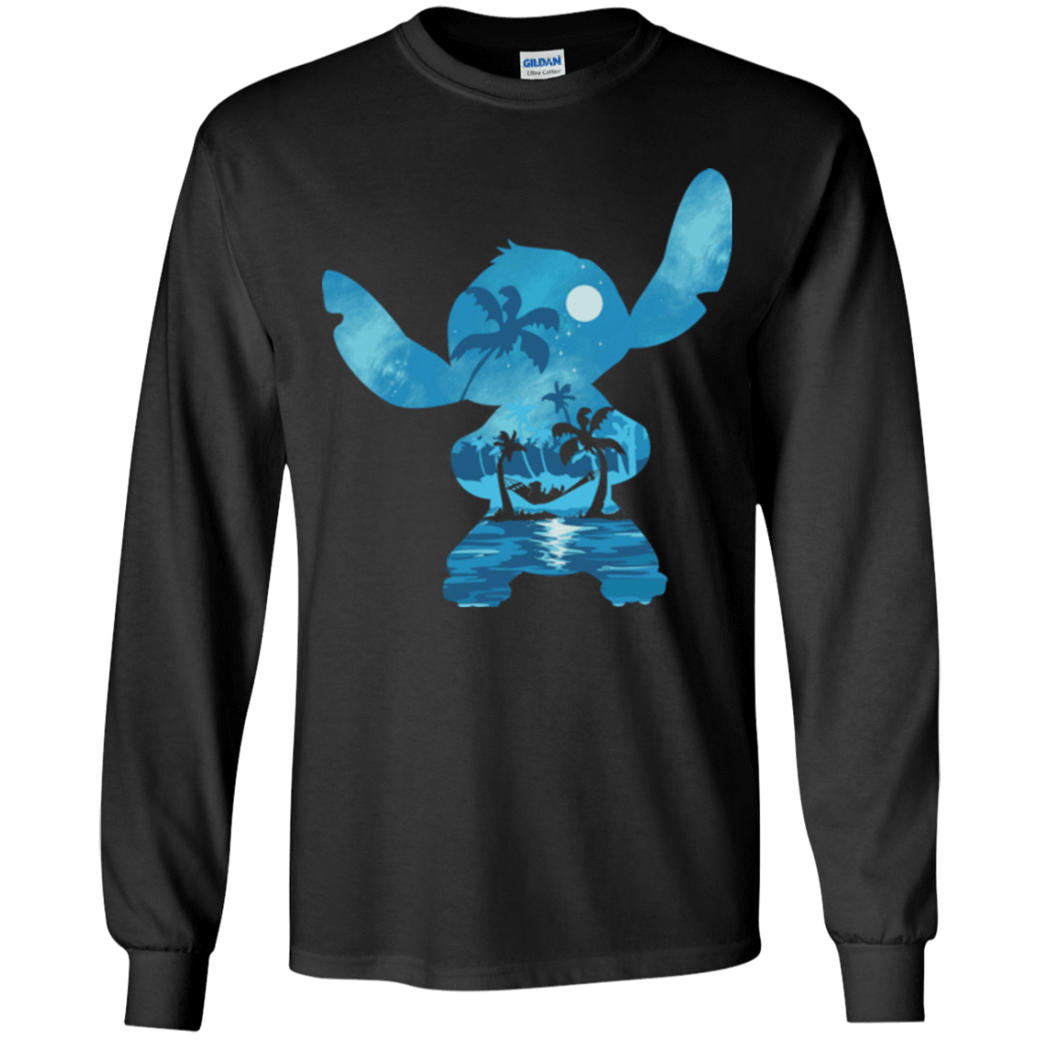 T-Shirts Black / YS Ohana Portrait Youth Long Sleeve T-Shirt