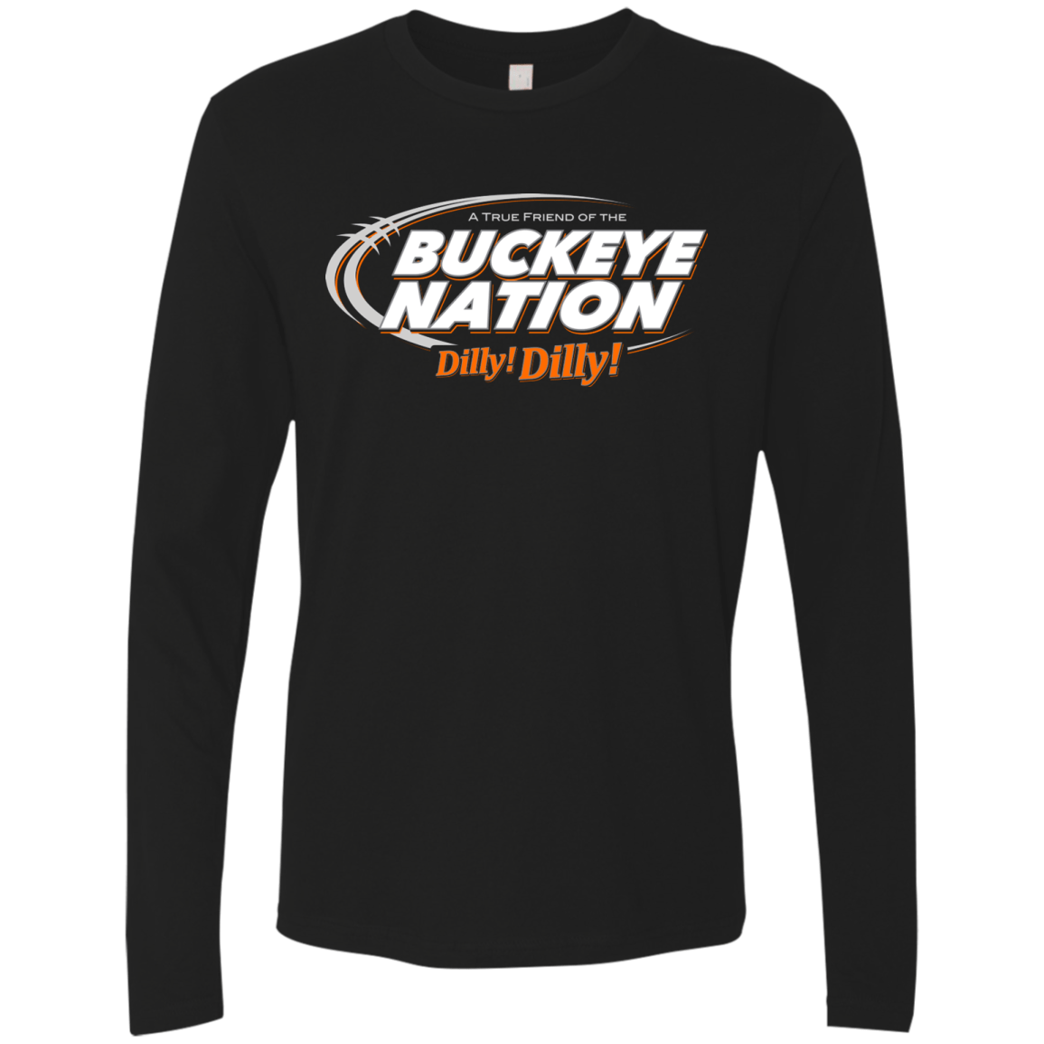 T-Shirts Black / Small Ohio State Dilly Dilly Men's Premium Long Sleeve