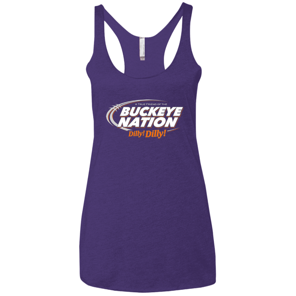 T-Shirts Purple / X-Small Ohio State Dilly Dilly Women's Triblend Racerback Tank