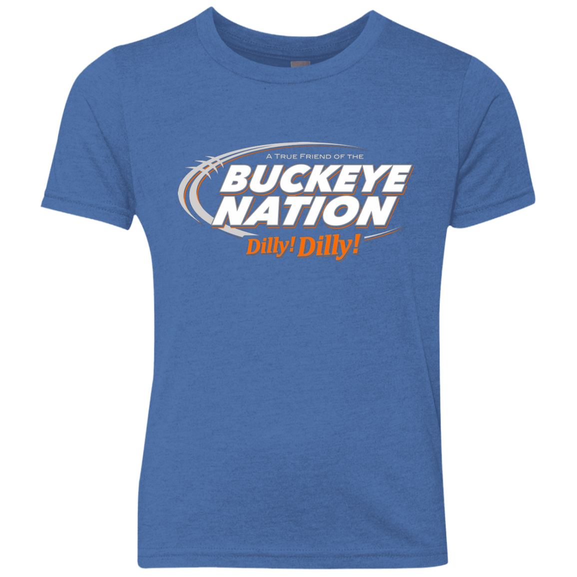T-Shirts Vintage Royal / YXS Ohio State Dilly Dilly Youth Triblend T-Shirt