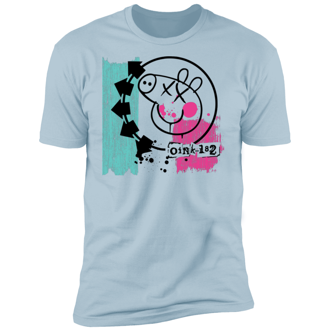 T-Shirts Light Blue / S Oink 182 Men's Premium T-Shirt