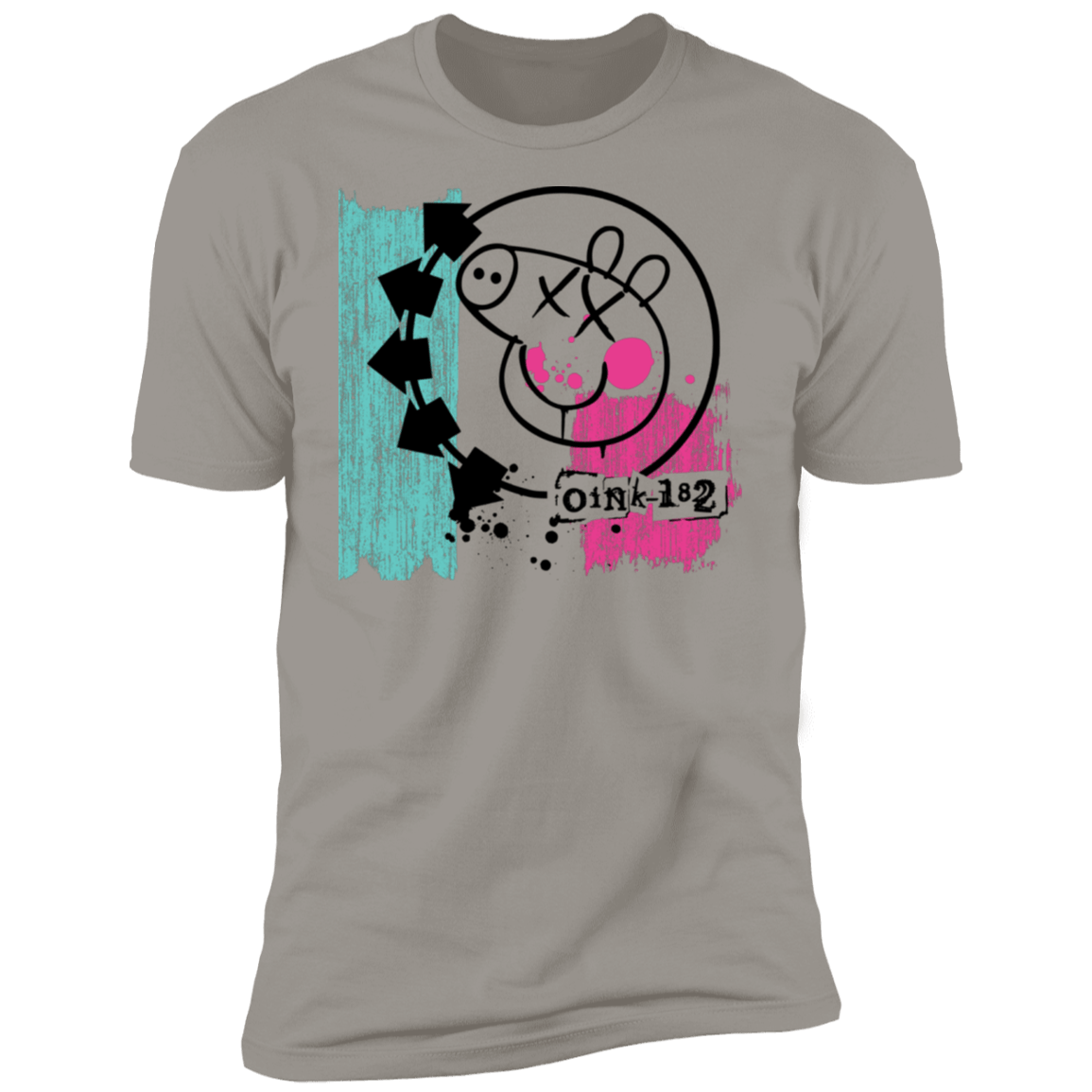 T-Shirts Light Grey / S Oink 182 Men's Premium T-Shirt