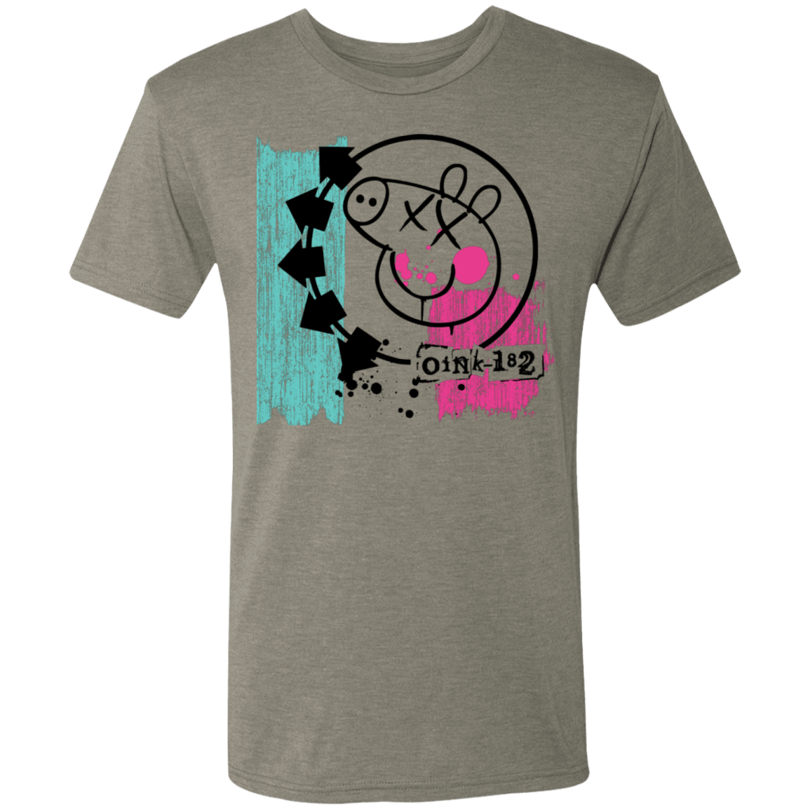 T-Shirts Venetian Grey / S Oink 182 Men's Triblend T-Shirt